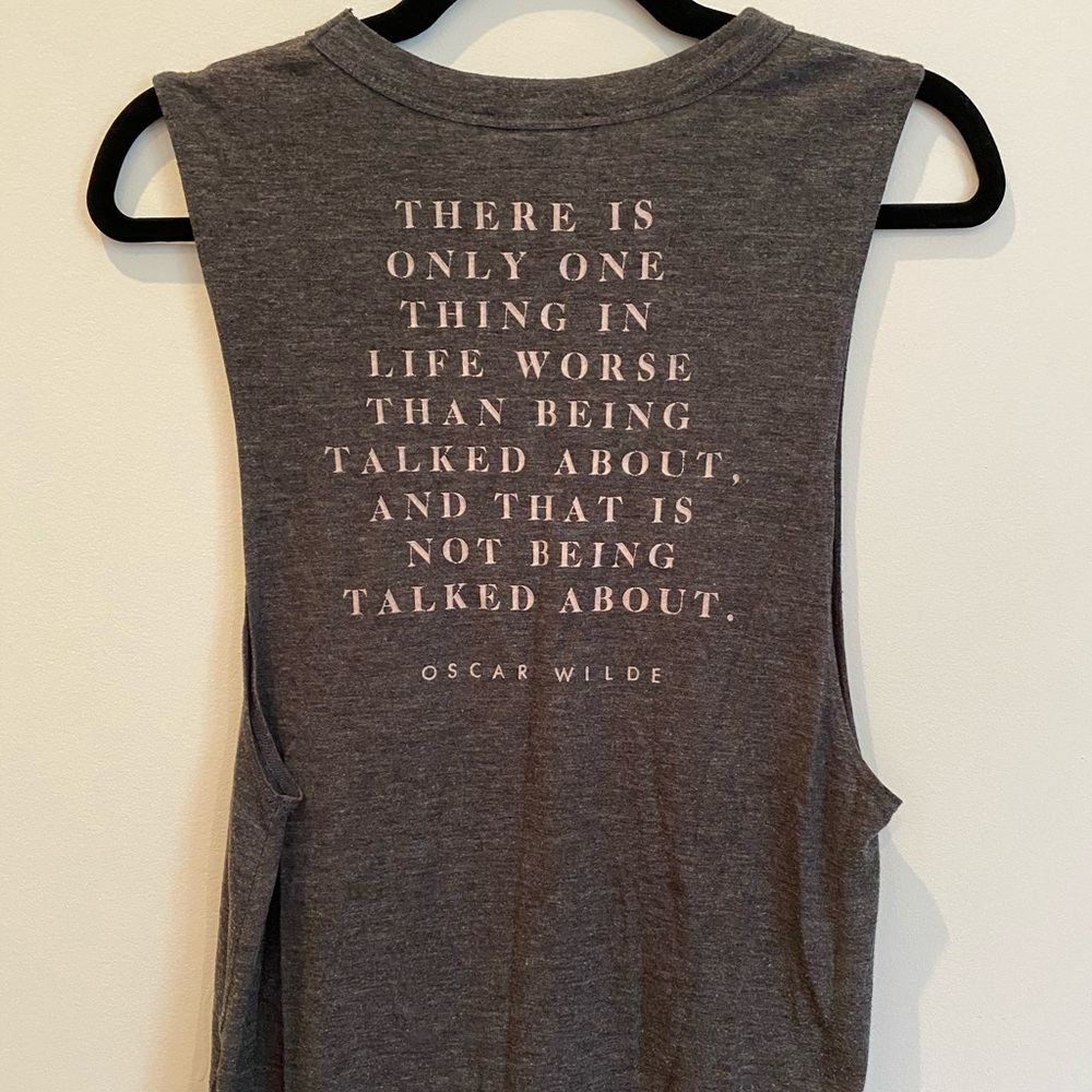 Forever 21 Oscar Wilde Workout Tank